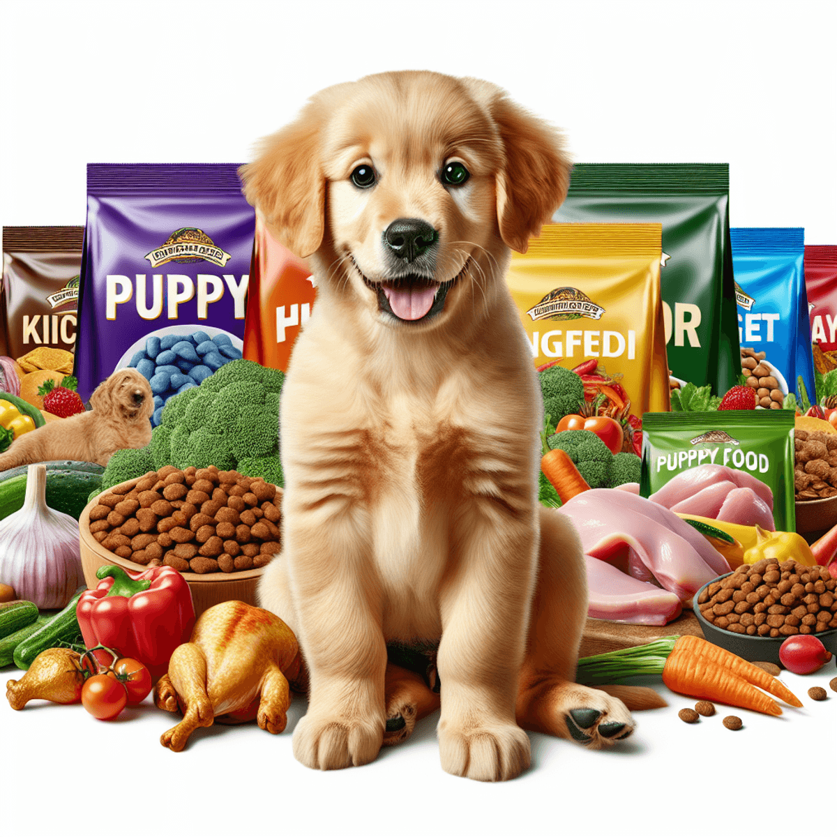 Good puppy food for golden retriever best sale