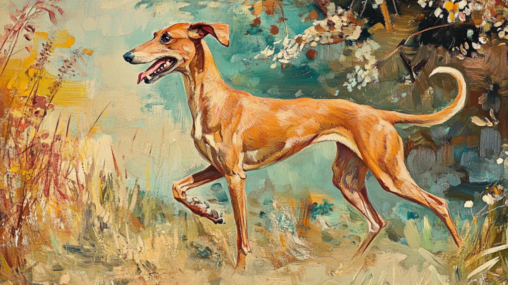 Talbot Hound, ancient ancestor of Beagle, depicted in medieval hunting scene