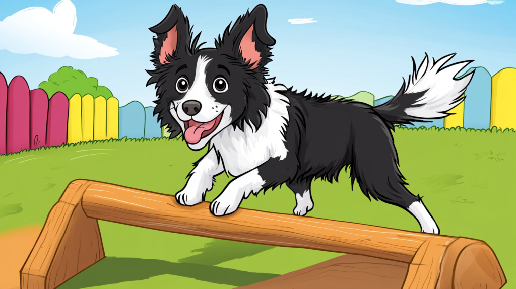 Border Collie participating in agility course, demonstrating trainability and intelligence