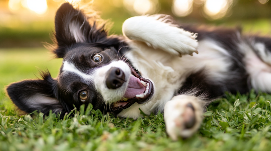 Energetic Border Collie engaged in active play, illustrating high exercise needs