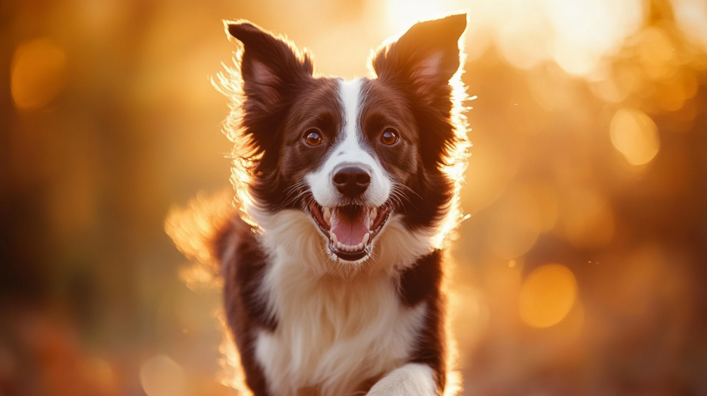 X-ray showing hip dysplasia in Border Collie, a common musculoskeletal issue