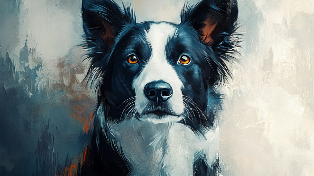 Border Collie displaying intelligent expression, showcasing breed's high cognitive abilities