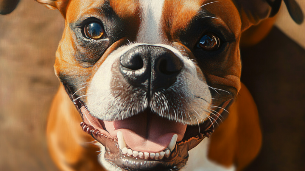 Boxer dog profile highlighting distinctive physical traits and muscular build