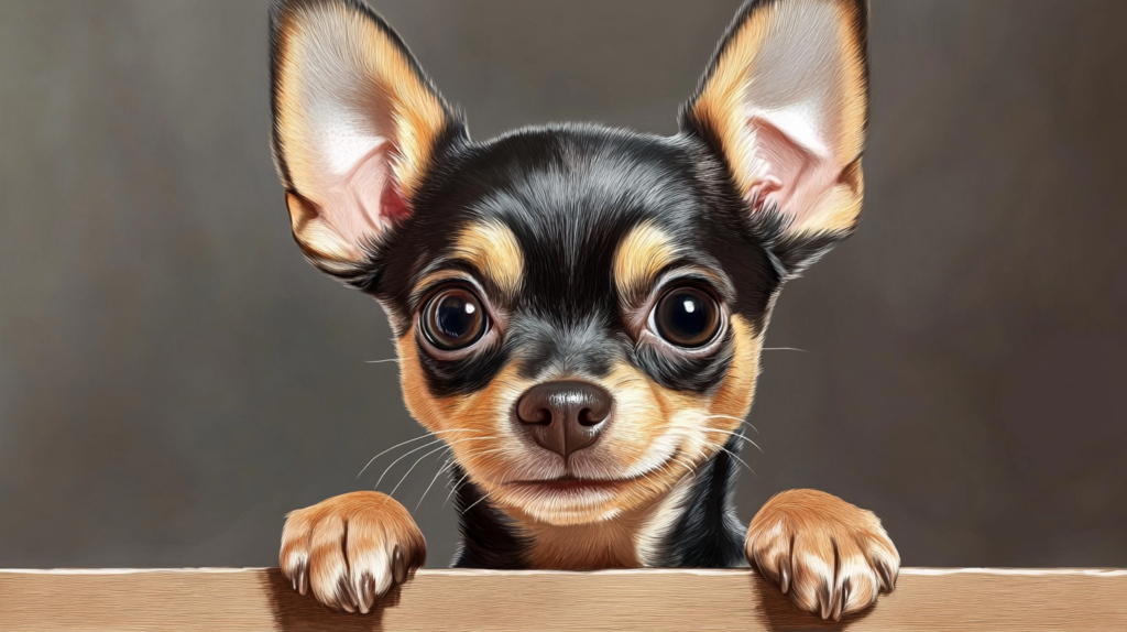 Chihuahua puppy receiving vaccination, emphasizing preventive care