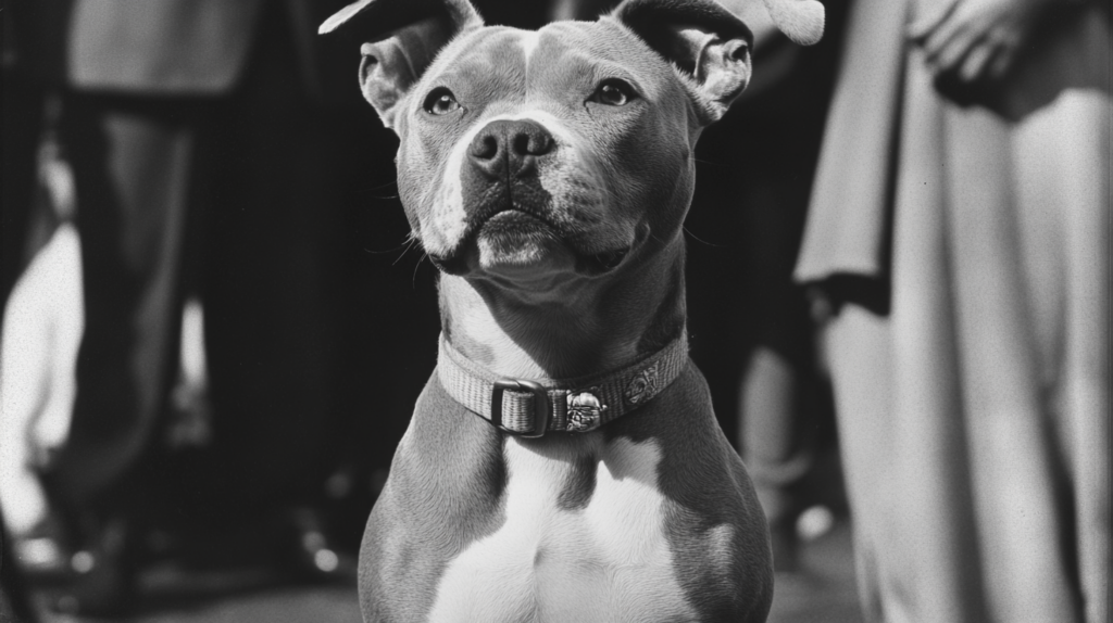 American Staffordshire Terrier receiving AKC recognition ceremony in 1936