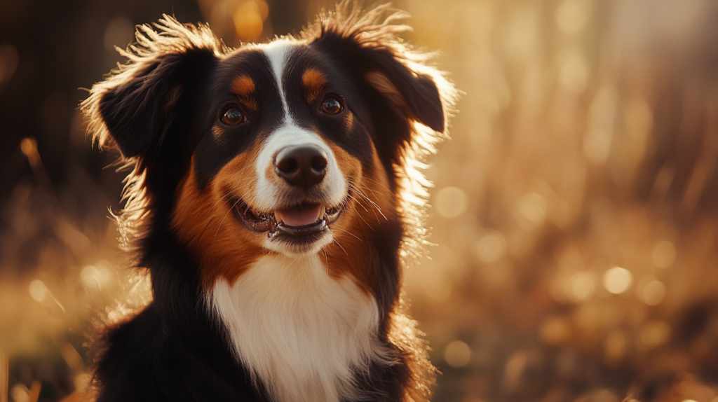 Australian Shepherd displaying typical personality traits and intelligent expression