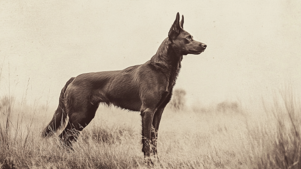 Historical photos showing impact of Rutherford bloodline on Kelpie development